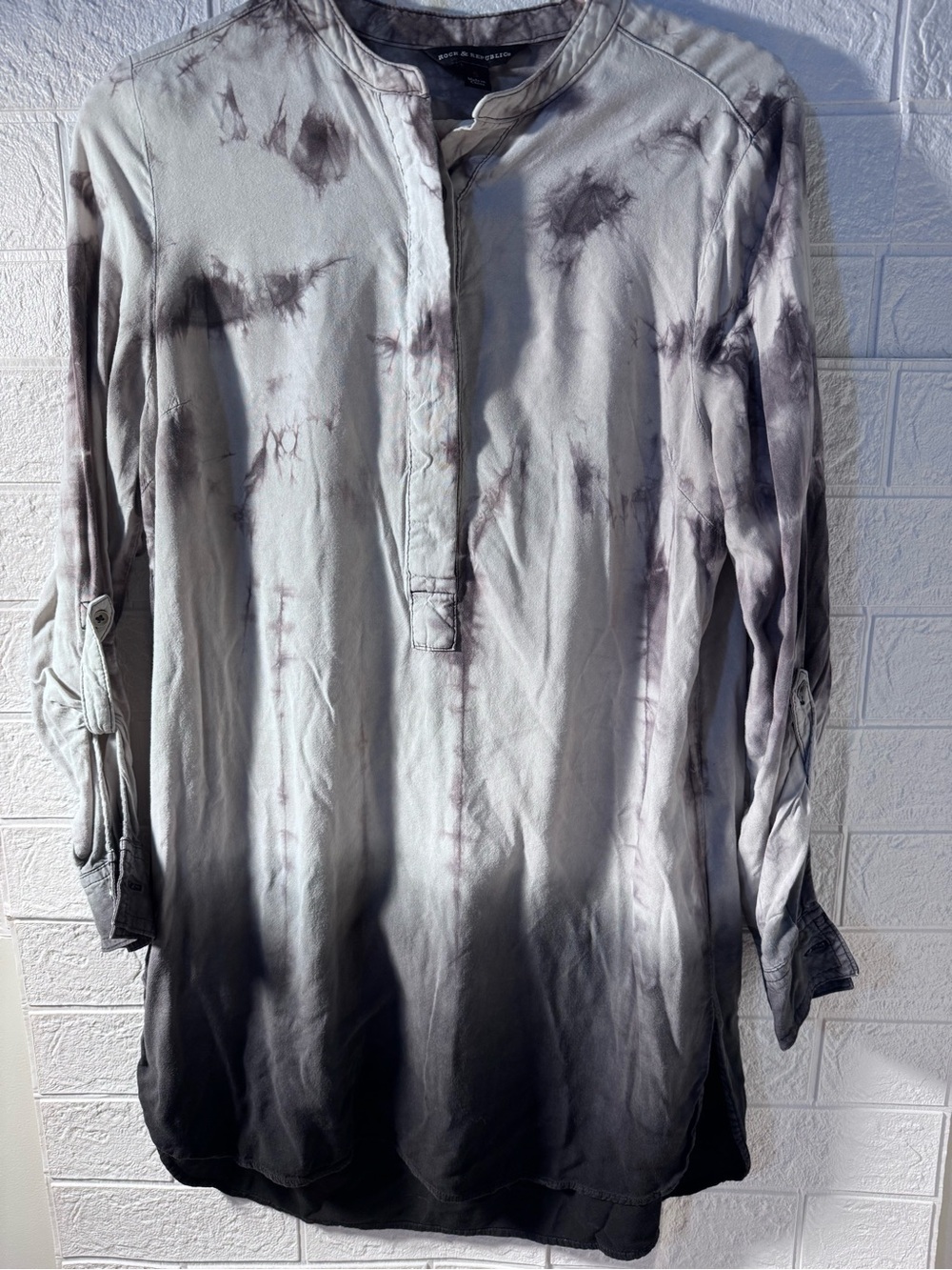 Rock & Republic Womens Blouse tunic top SZ SMALL